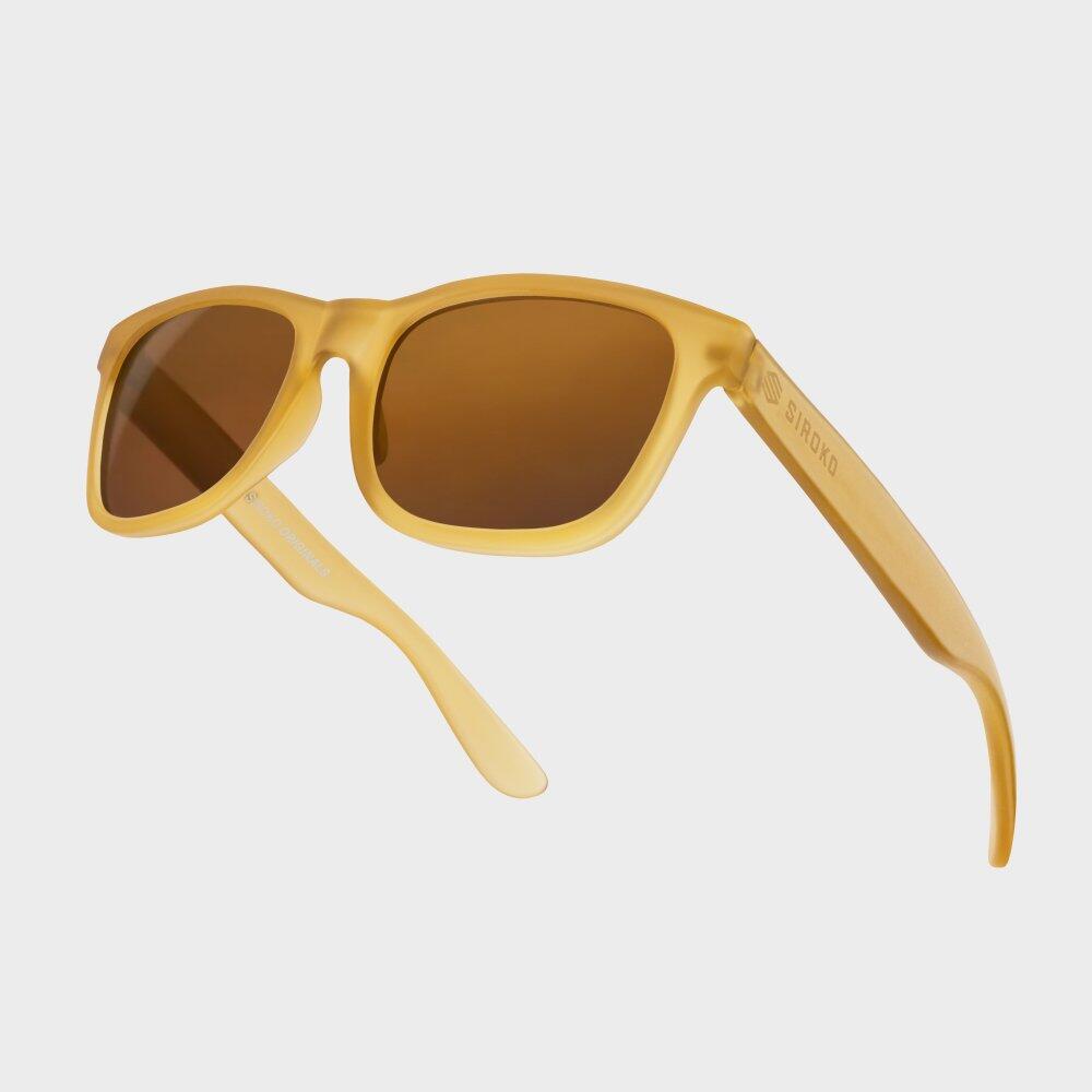 Herren und Damen Lifestyle Originals Sonnenbrille Camel Braun 2/7