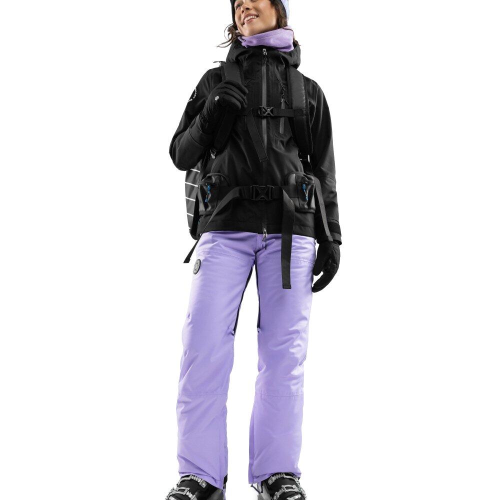 Damen Wintersport recco® snowboardjacke W5-W Nix Schwarz 3/8