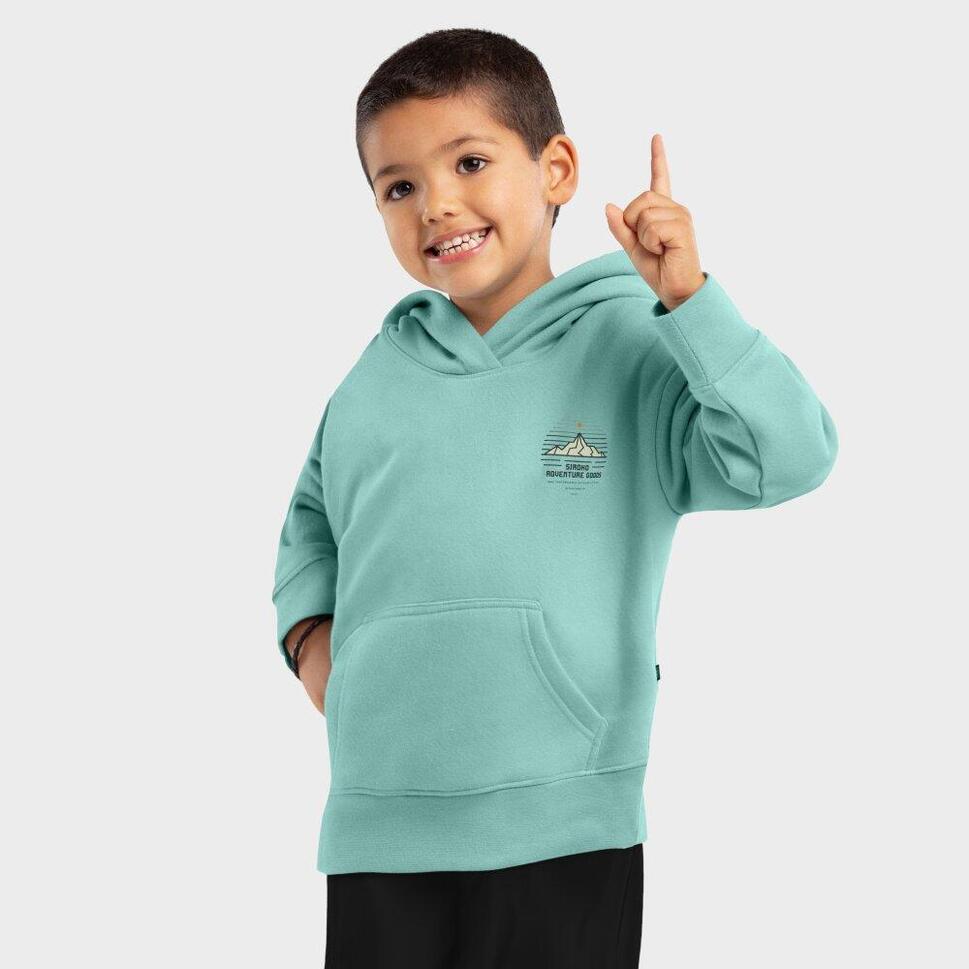 Bluza dresowa lifestyle z kapturem chłopięca Camp