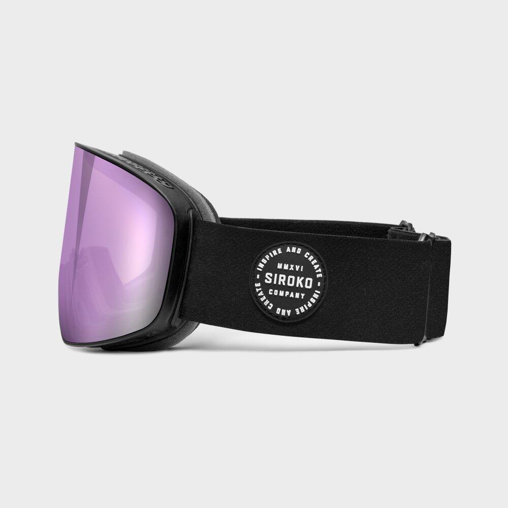 Herren und Damen Wintersport Skibrille GX Grizzly Lavendel 3/7