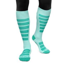 Chaussettes de snowboard Sports d'hiver Homme et Femme AORAKI Turquoise Turquois