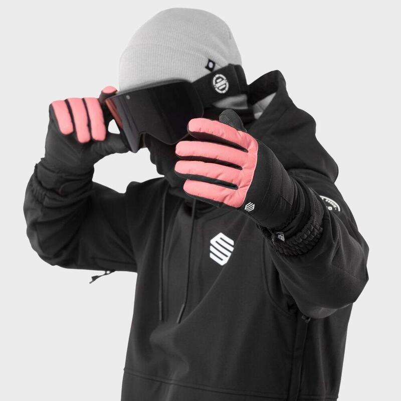 Zimní rukavice na snowboard a lyže VOSS Black
