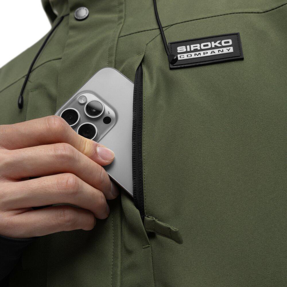 Casaco de snowboard para homem Desportos de inverno W4 Streif Verde 4/8