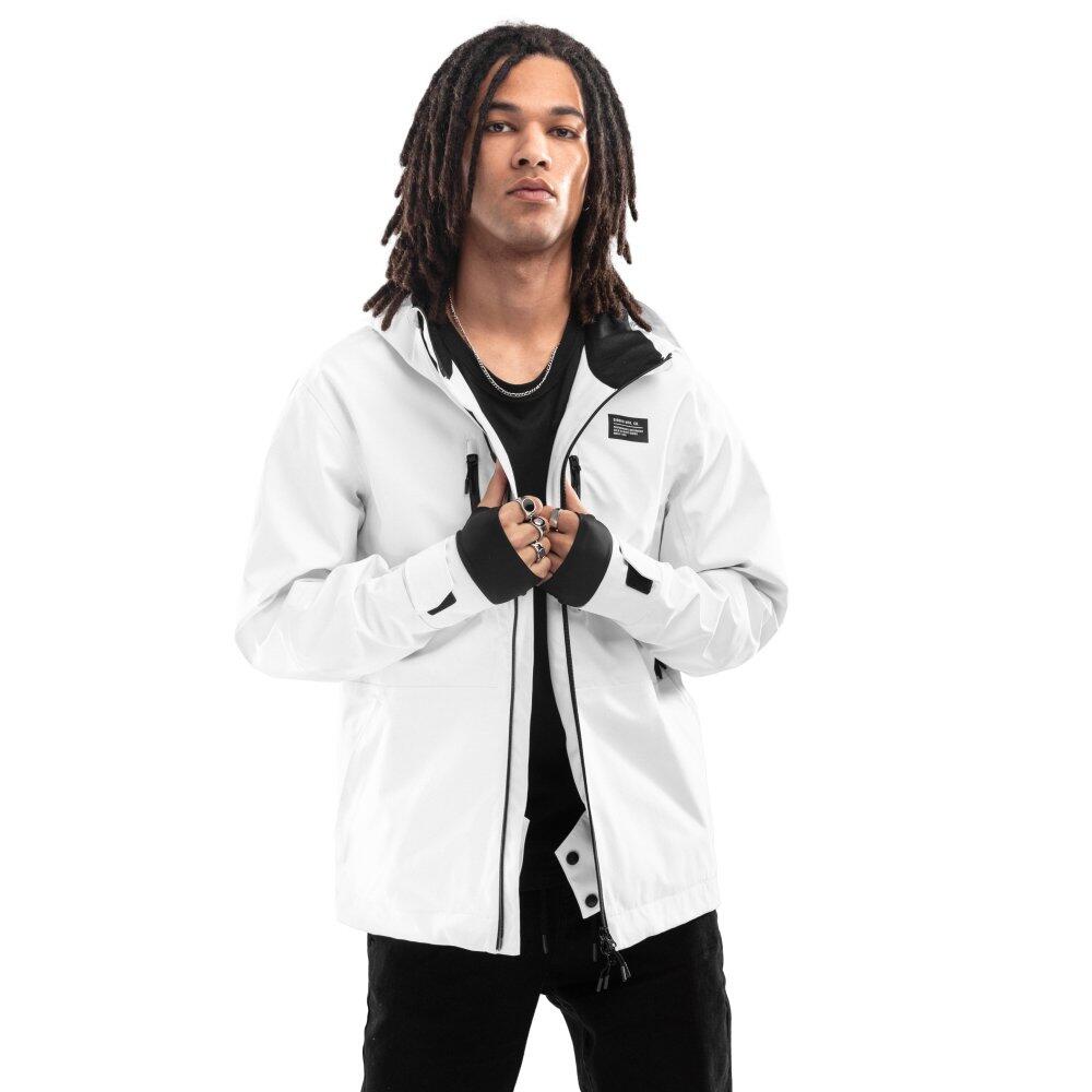 SIROKO Pánská lifestylová bunda W5 Megeve LF Bílá