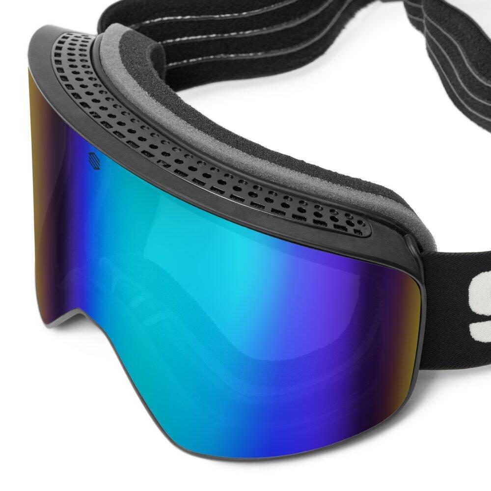 Máscara de ski Desportos de inverno Homem e mulher GX Frontside Preto 4/7