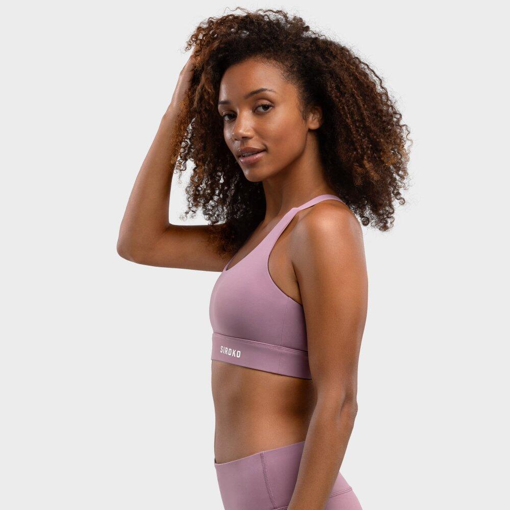 Brassière sport Fitness Femme Balance Mauve Mauve 3/7