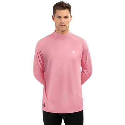 Heren wintersport thermisch ondershirt slush pink kauwgom roze
