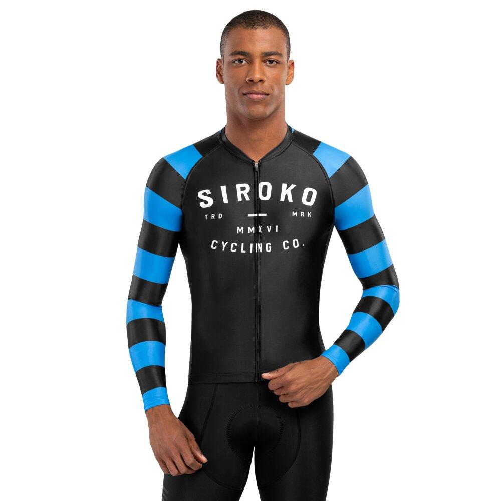 Siroko - Maillot Vélo Manches Longues Homme Cyclisme M2 Legend Noir - Maillot Manches Longues - Noir - 48 Xl - Decathlon