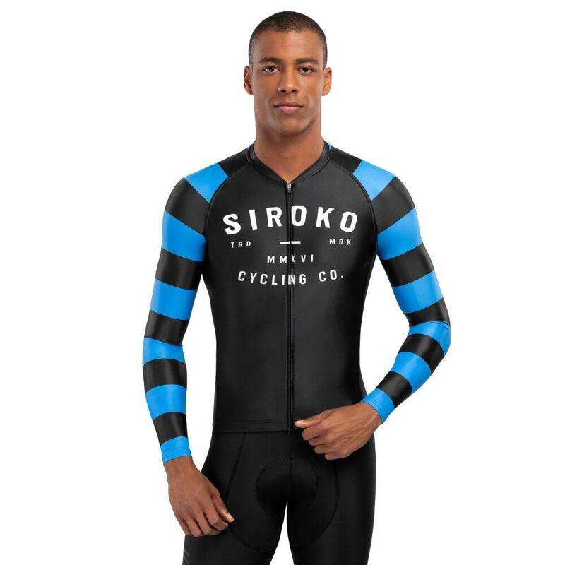 Pánský cyklistický dres s dlouhým rukávem M2 Legend Černá