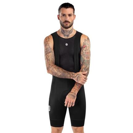 Men Cycling 's bib shorts BX Resistance Black