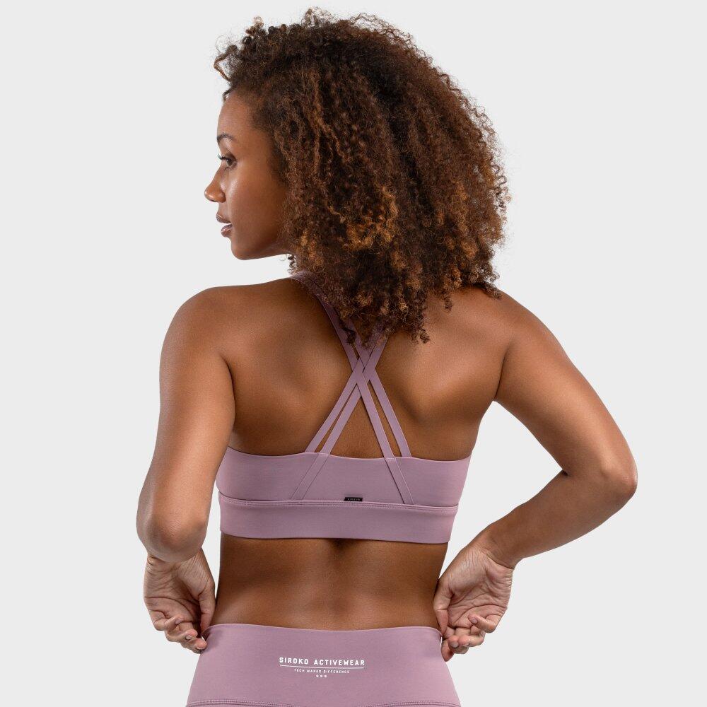 Brassière sport Fitness Femme Balance Mauve Mauve 2/7