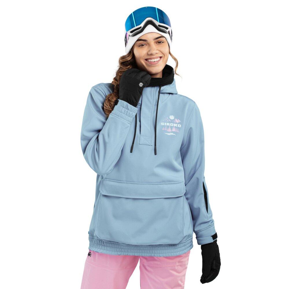 Women Winter sports 's snowboard jacket W3-W Prags Blue