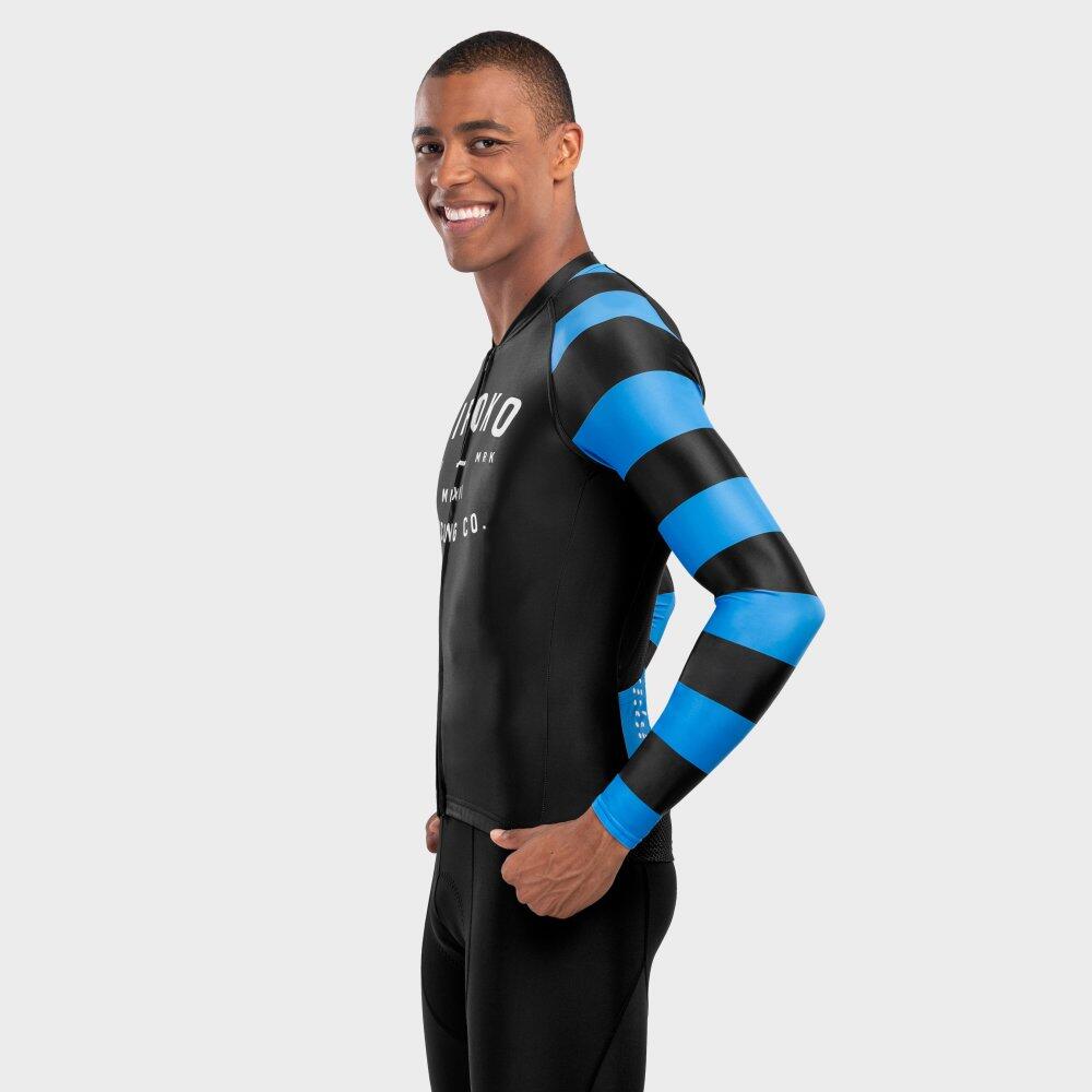 Maillot vélo manches longues homme Cyclisme M2 Legend Noir 3/7