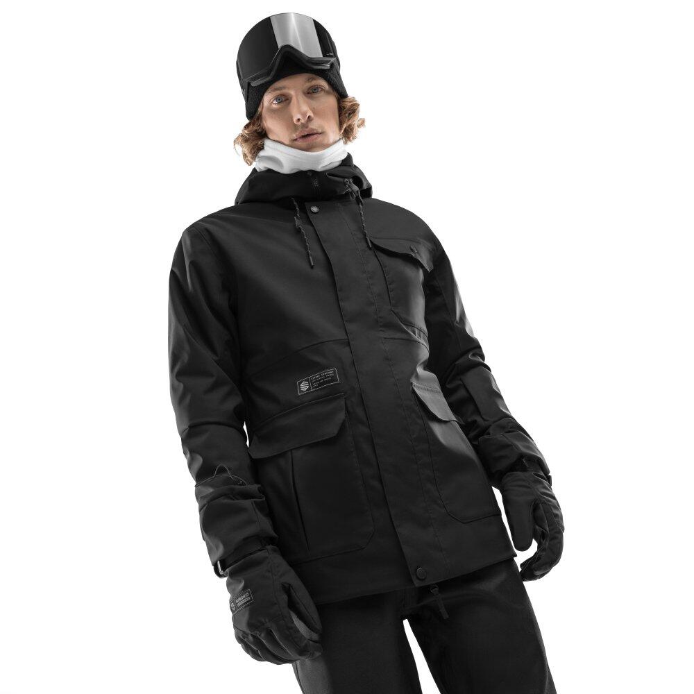 Men Winter sports 's premium snow jacket SRX Edgewood Black