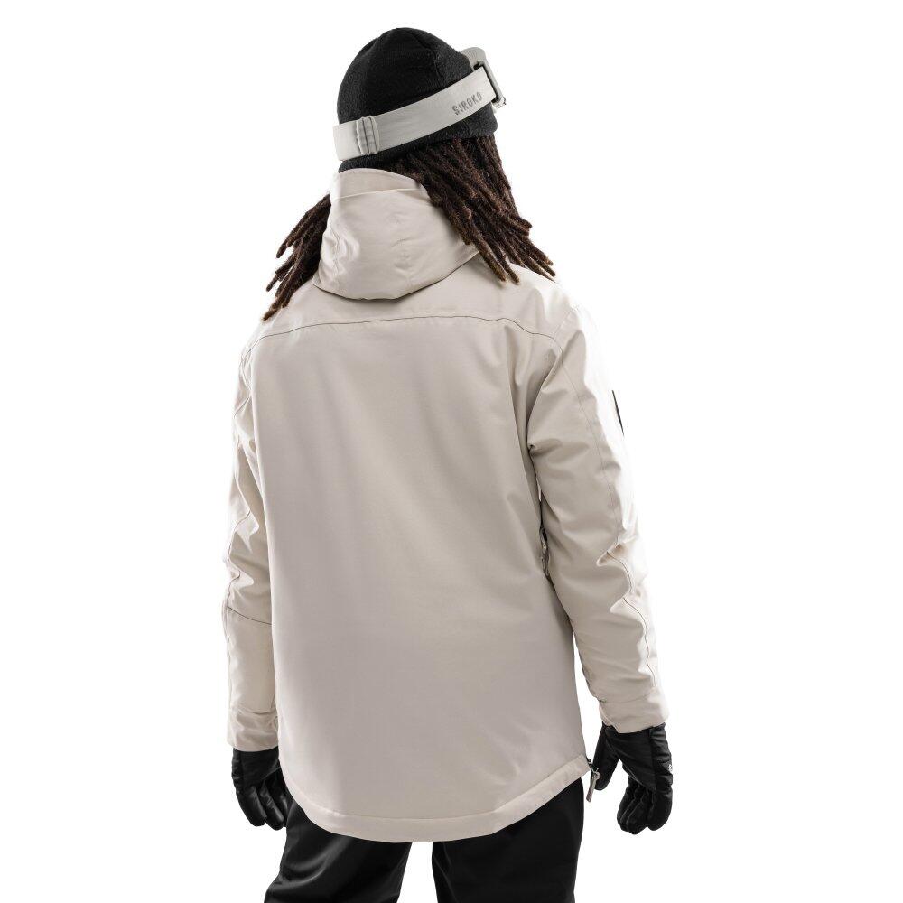 Veste snowboard homme Sports d'hiver W6 Eriz Beige 2/8