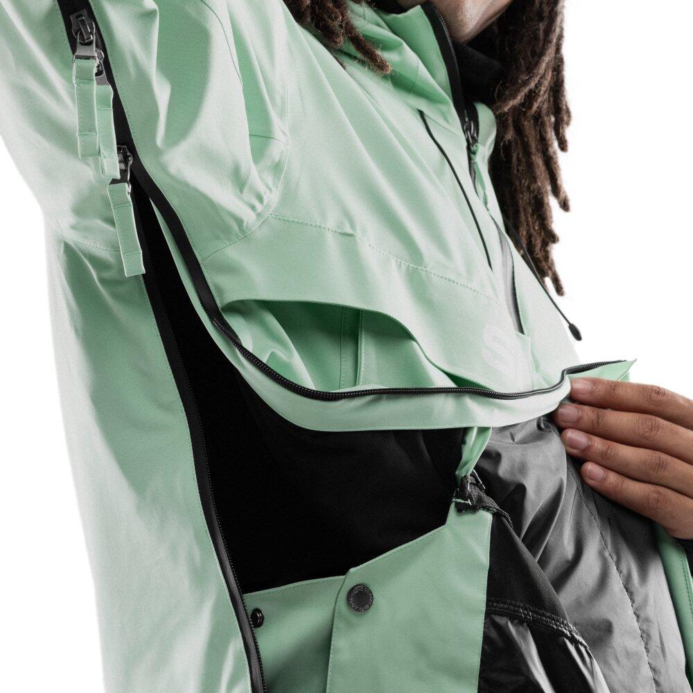 Giacca da snowboard da uomo Sport invernali W6 Elm Verde 4/8