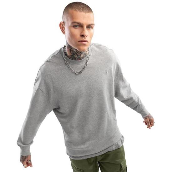 Felpa a girocollo da uomo Lifestyle Ash Grigio Perla