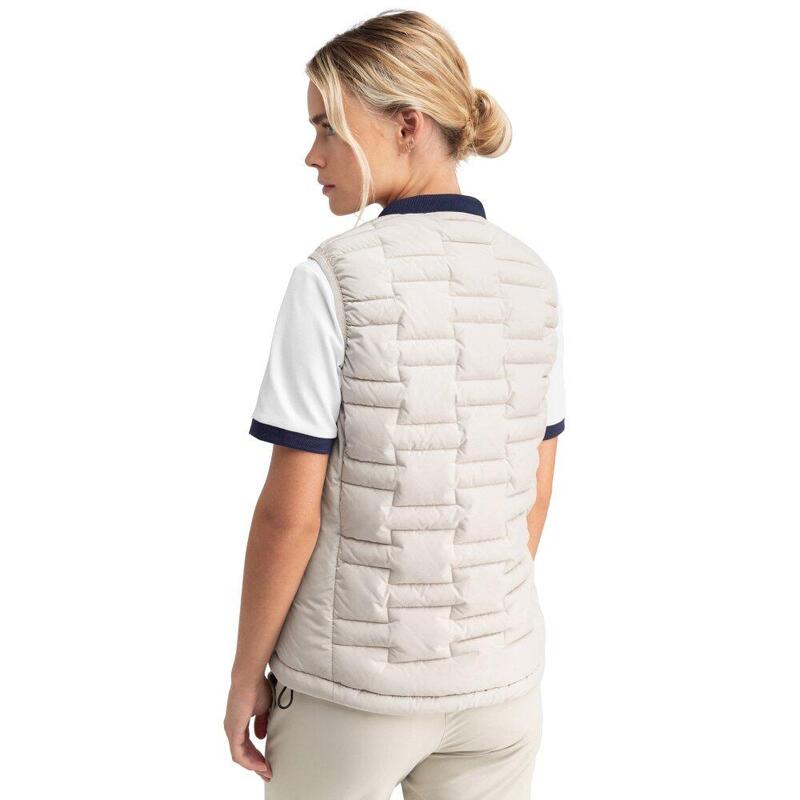 Gilet de golf isolant femme Royal-W Sand Beige