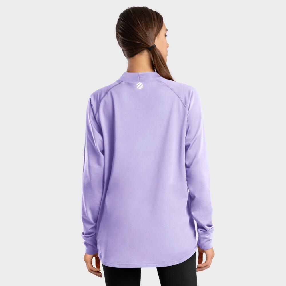 Camiseta interior térmica mujer esquí y nieve SLUSH-W Violet Lavanda 6/7