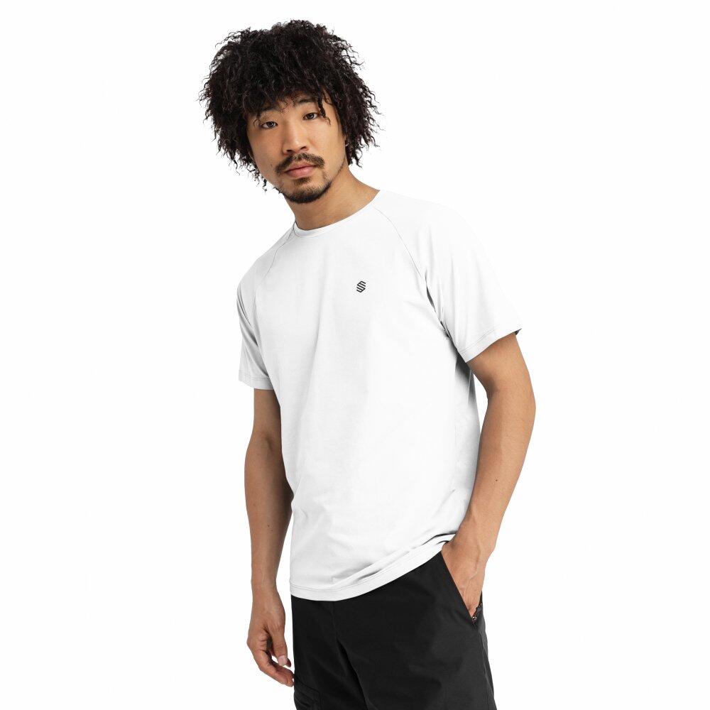 Men Hiking 's short sleeve t-shirt Picos White
