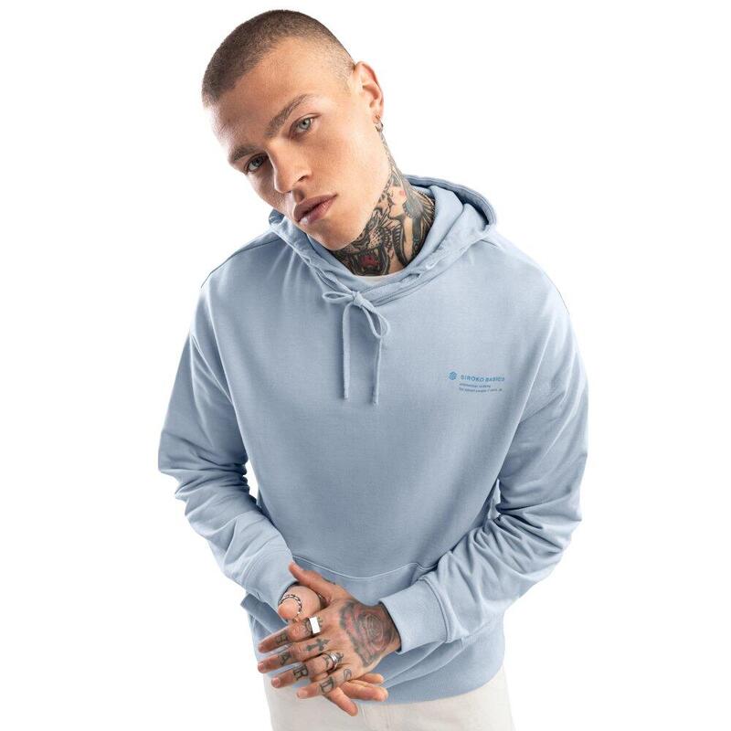 Bluza dresowa z kapturem Lifestyle męska SIROKO Splash Electric