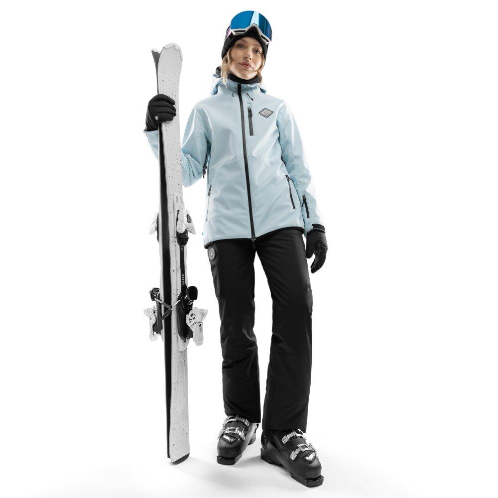 Damska kurtka snowboardowa Sporty zimowe Siroko W2-W Gelid 3/8