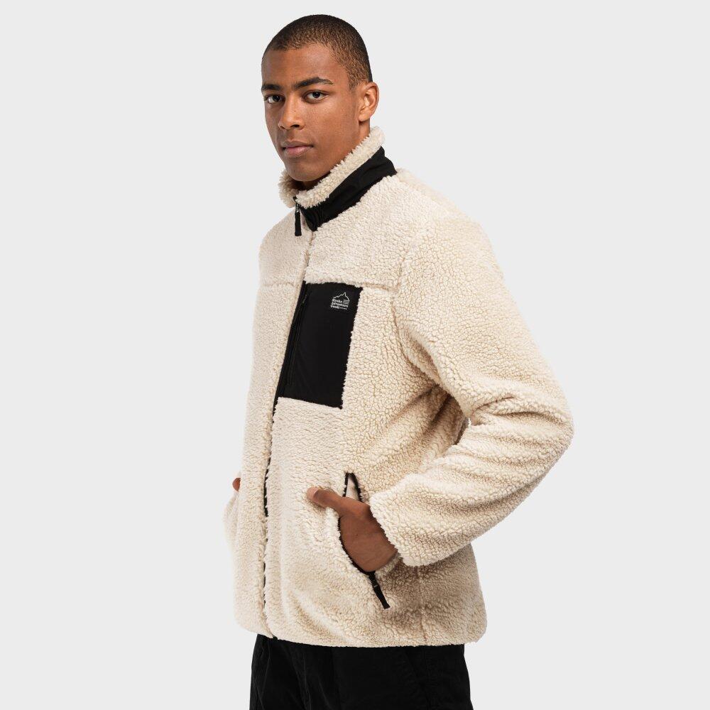 Herren Lifestyle sherpajacke für Levi Beige 3/7