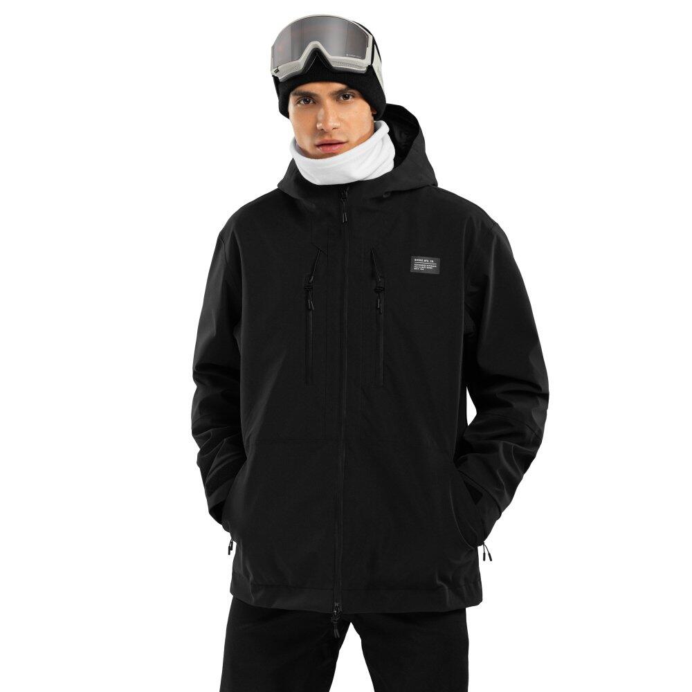 Casaco de snowboard para homem Desportos de inverno W5 Nix Preto