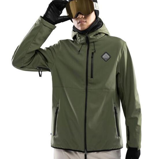 Herren Wintersport snowboardjacke für W2 Army Grün