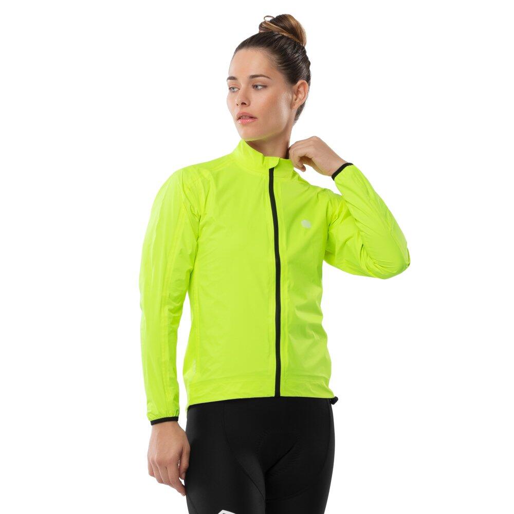 Siroko - Veste De Pluie Vélo Femme Cyclisme J2 Turini Jaune Brillant - Ciré - Jaune - Decathlon