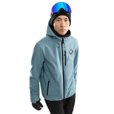 Herren Wintersport snowboardjacke für W2 Beluga Stahlblau