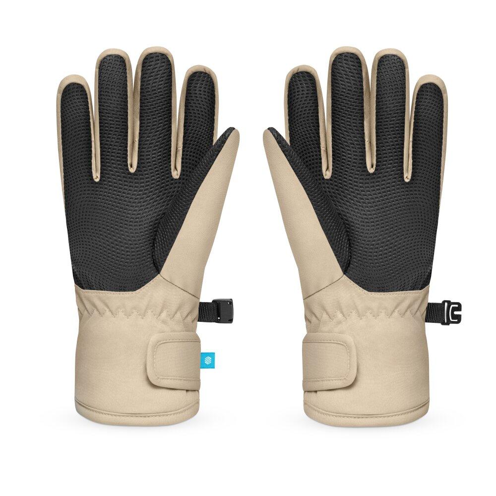 Gants thermiques snowboard et ski enfant Sports d'hiver Enfants Whiz Beige 2/7