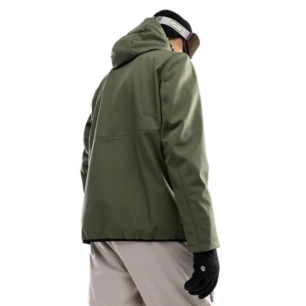 Męska kurtka snowboardowa Sporty zimowe Siroko W2 Army