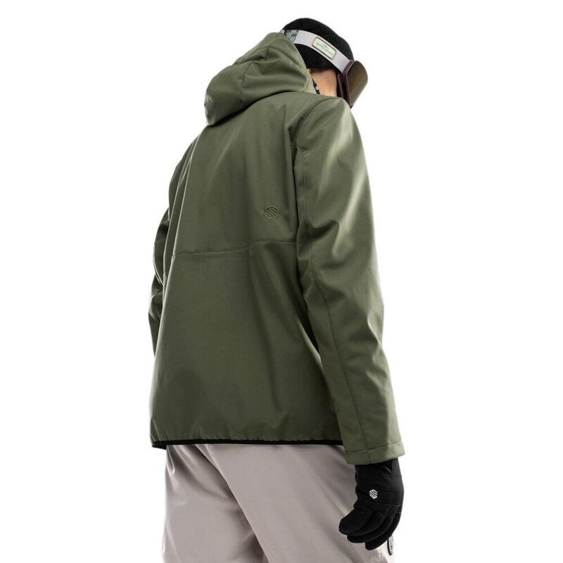 Jacheta de snowboard pentru bărbați W2 Army Verde