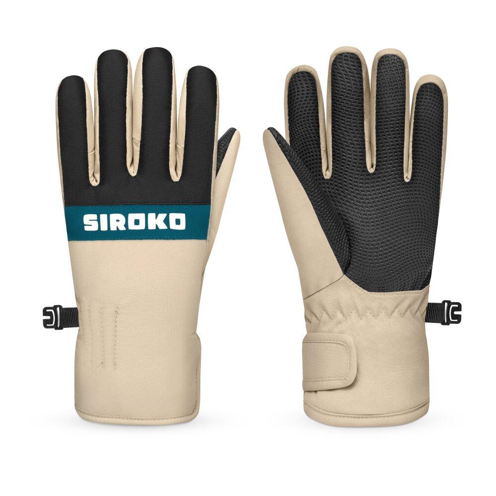 Gants thermiques snowboard et ski enfant Sports d'hiver Enfants Whiz Beige 3/7