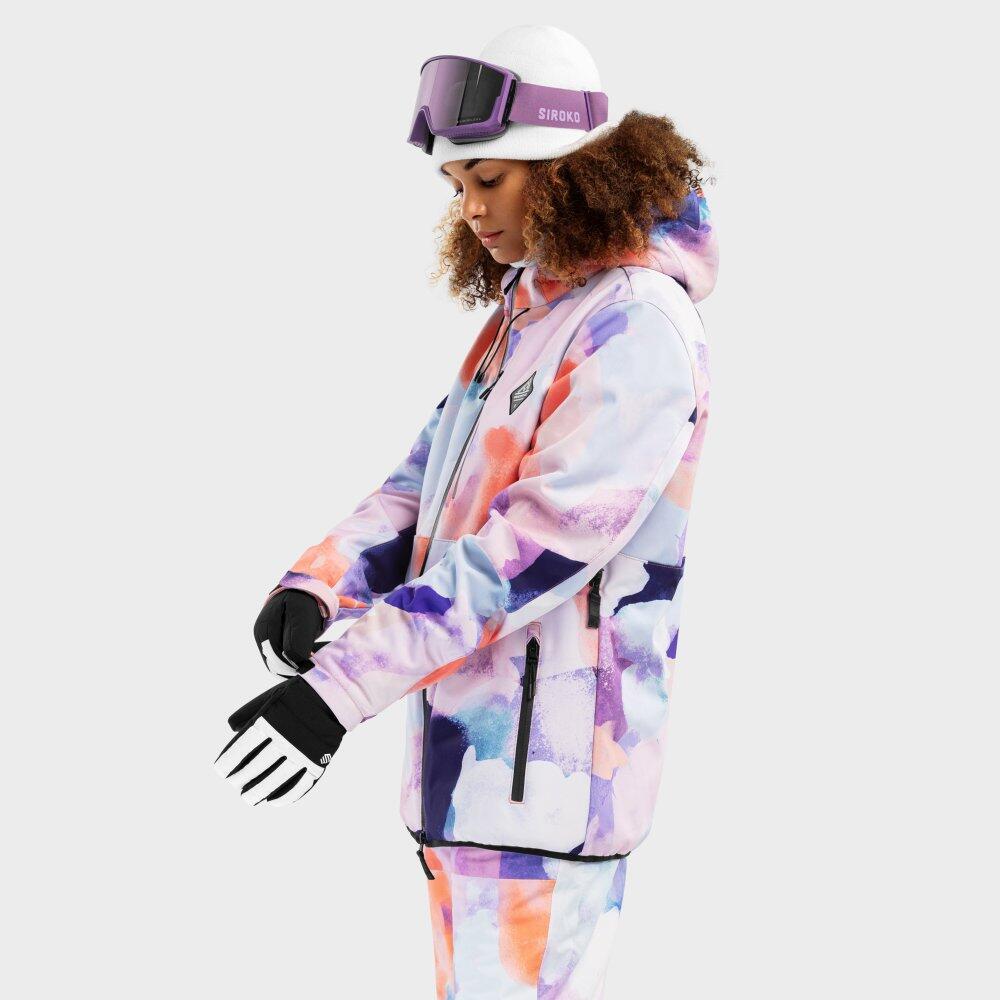 Dames Wintersport snowboardjas W2-W Chréa Multicolor 4/7