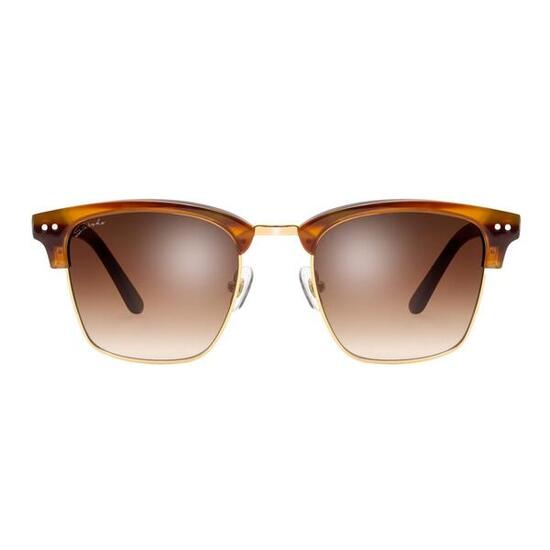 Lunettes de soleil fashion acier inox Lifestyle Homme et Femme Broadway Marron