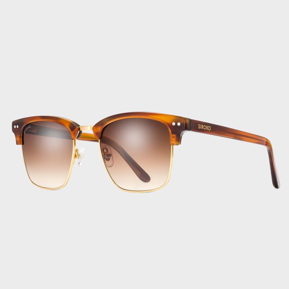 Lunettes de soleil fashion acier inox Lifestyle Homme et Femme Broadway Marron 3/7