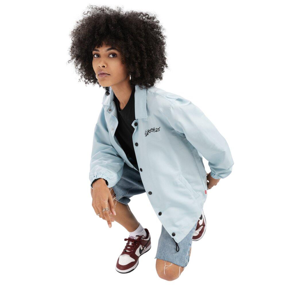 Siroko - Veste Coach Femme Lifestyle Puerto Plata-w Bleu Pâle - Blouson - Bleu - 48 Xl - Decathlon