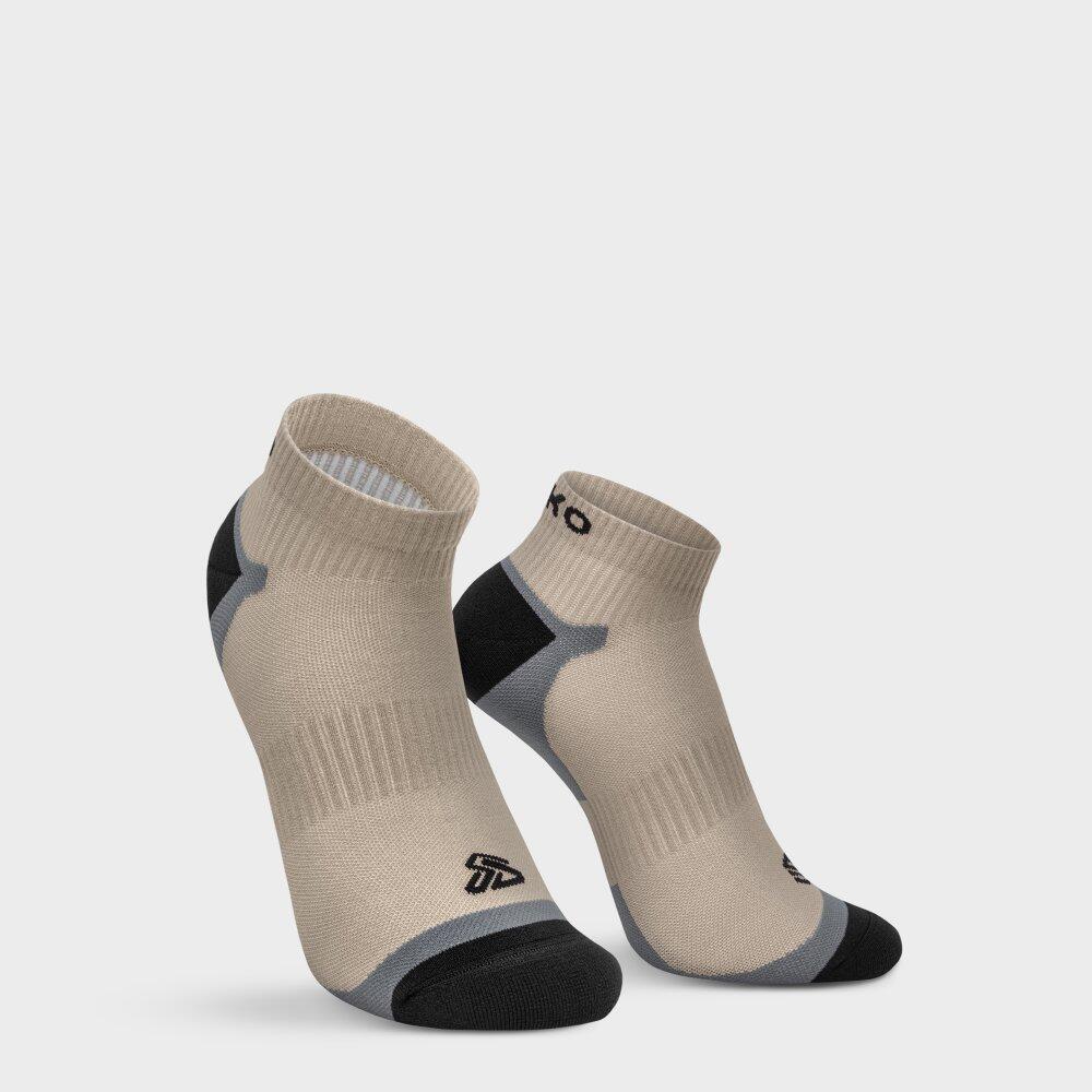 Chaussettes randonnée basses Homme et Femme Kadishi Marron 2/7