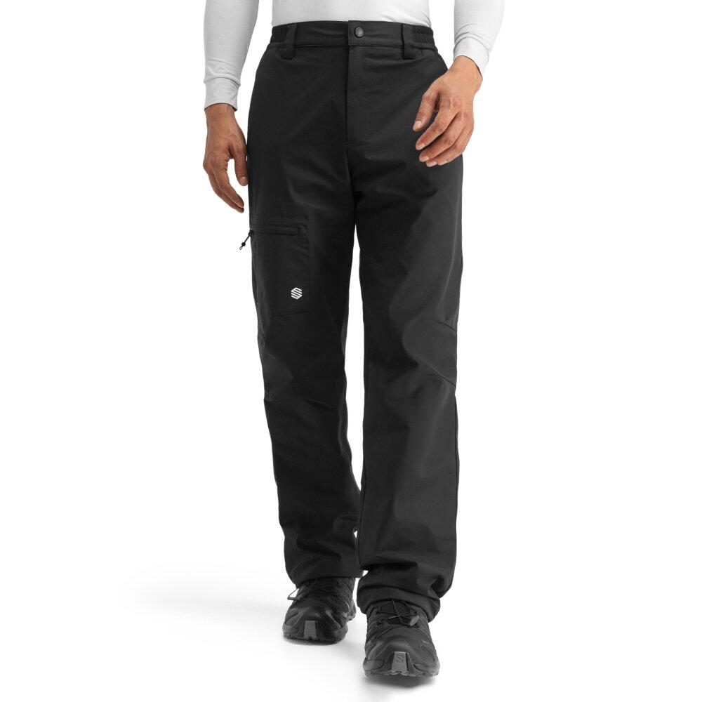 SIROKO Pantalón largo montaña hombre senderismo Ladder Negro