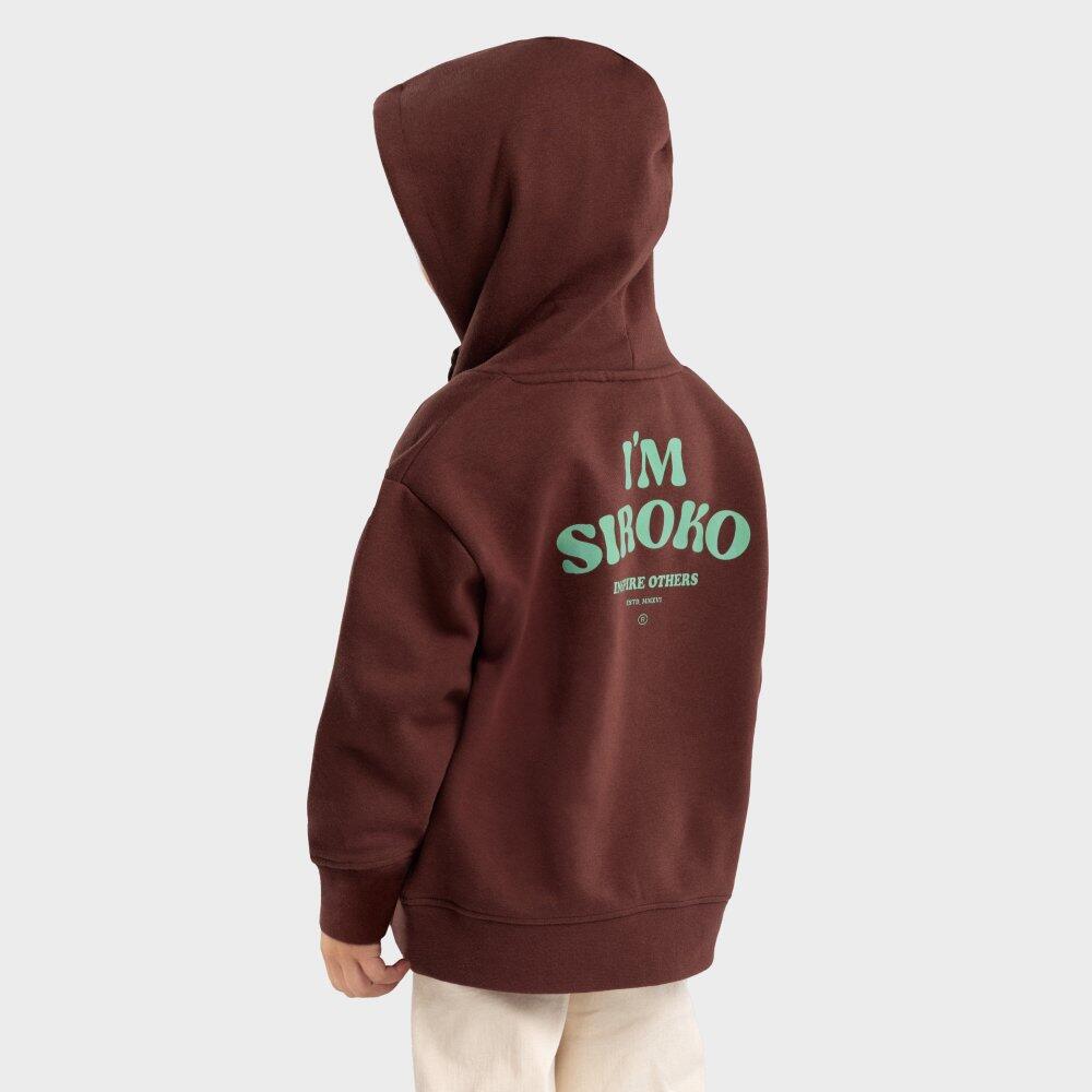 Kids Lifestyle Girls’ hooded sweatshirt Crowd-G Brown 2/7