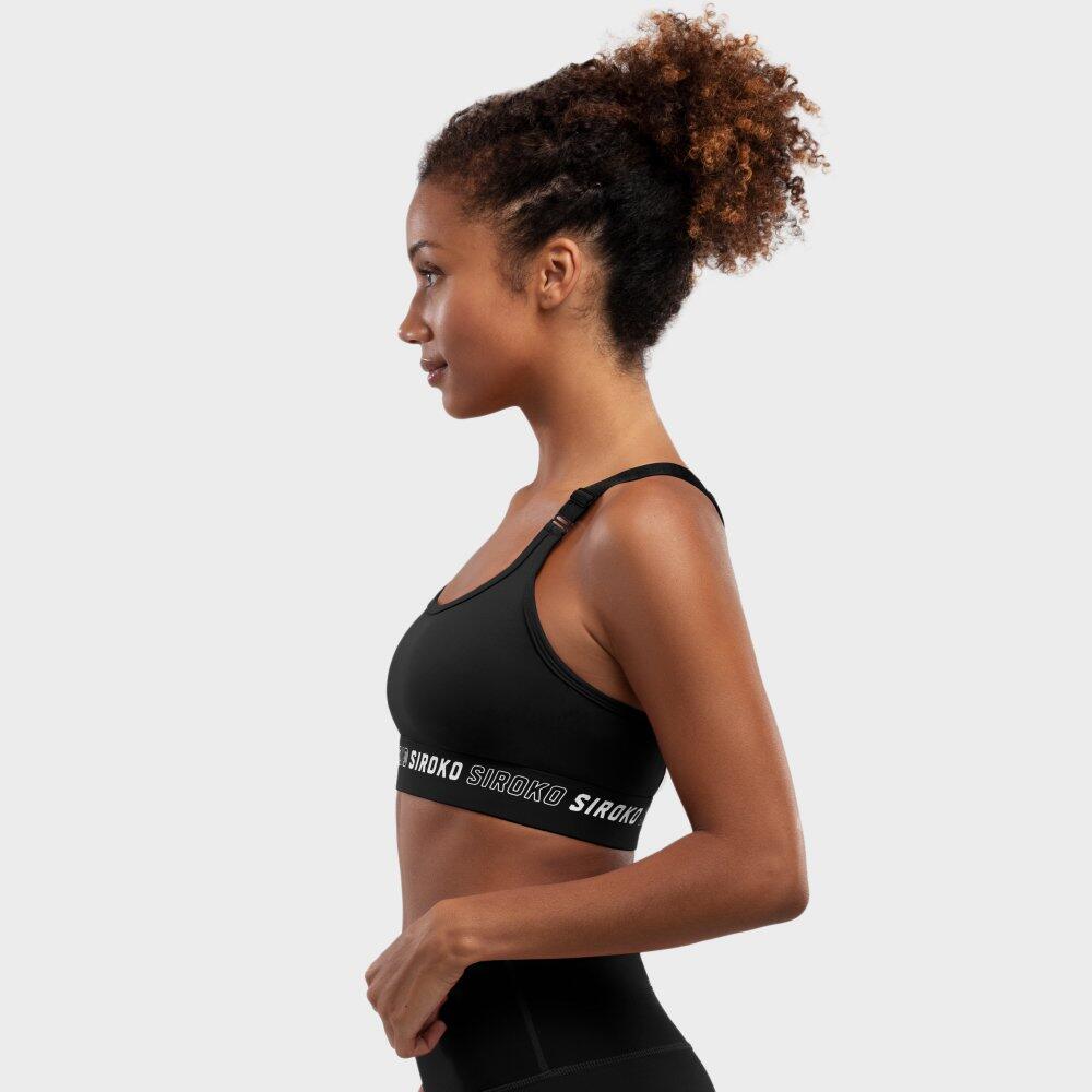 Brassière sport - Maintien élevé Fitness Femme Cardio Black Noir 3/7