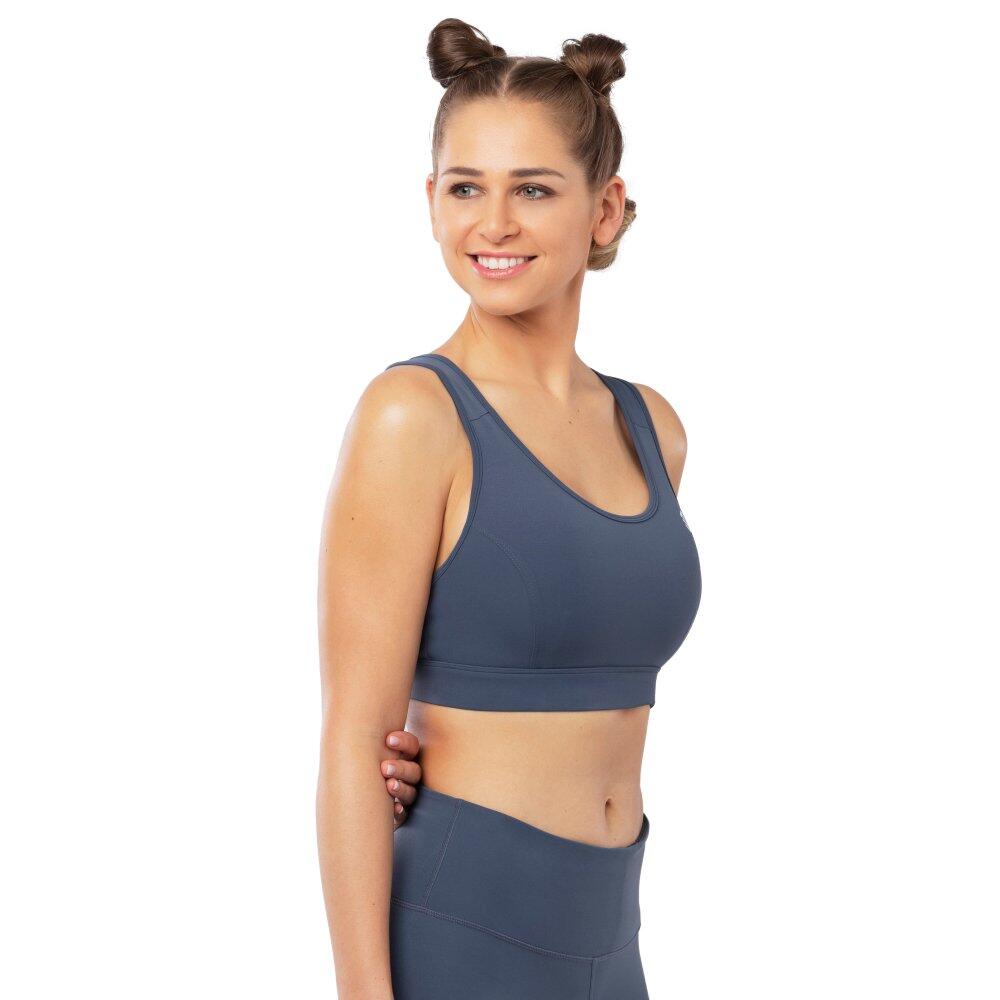 Soutien de desporto fitness mulher air flow+ azul ganga