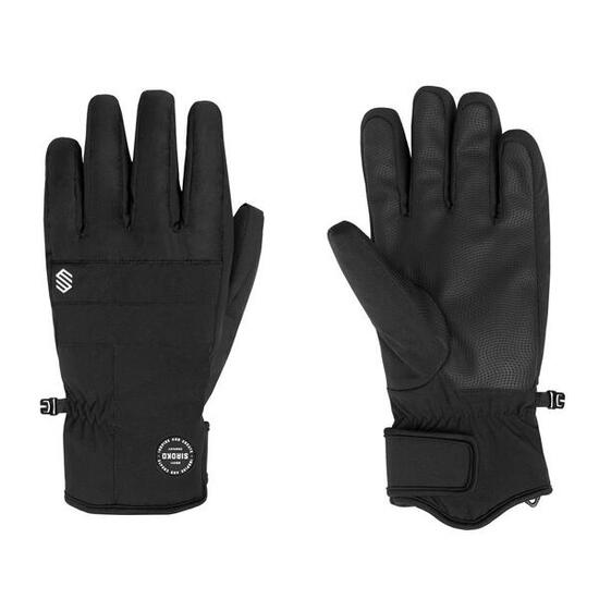 Herren und Damen Wintersport Snowboard- und Ski-Winterhandschuhe VOSS Black Schw