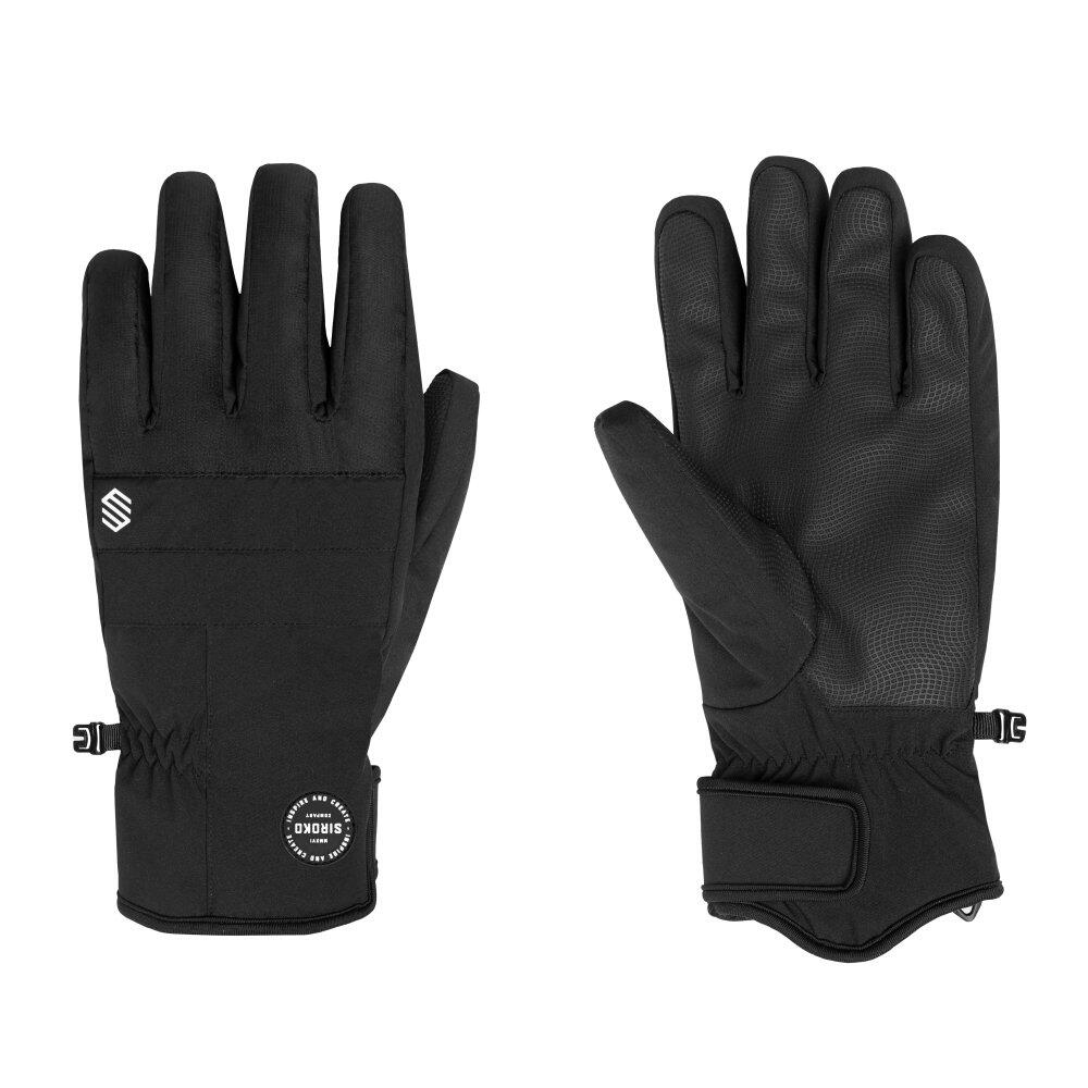 SIROKO Zimní rukavice na snowboard a lyže VOSS Black