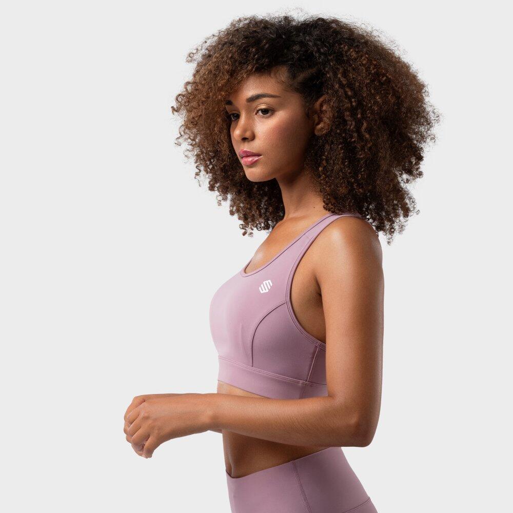 Sujetador deportivo fitness Mujer Comfort Plus Malva 4/7