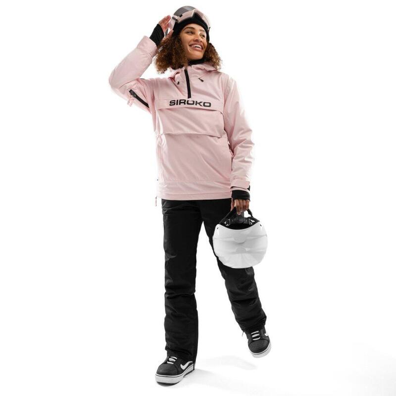 Dámská snowboardová bunda W6-W Flims Růžová
