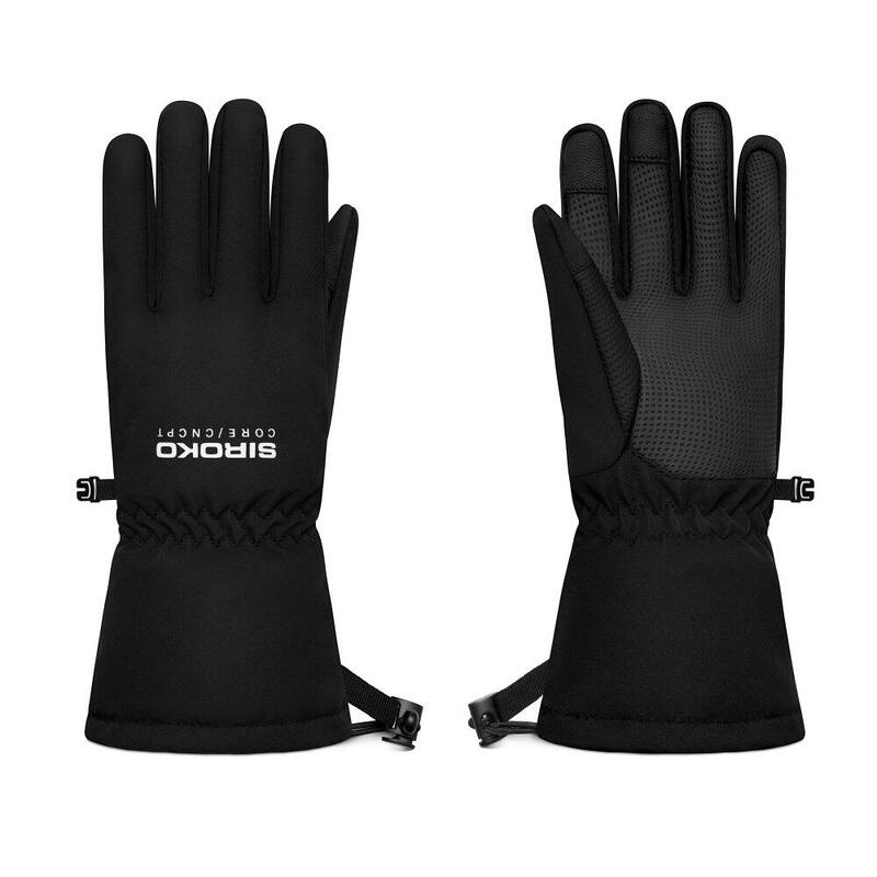 Luvas de ski & snowboard Desportos de inverno Homem e mulher Core Rigi Preto