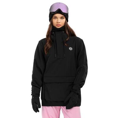 Damen Wintersport snowboardjacke für W3-W North Ice Schwarz